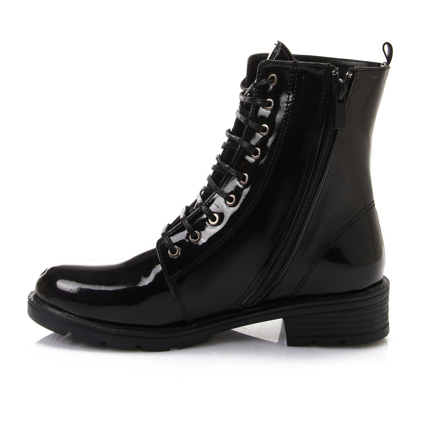 Patent Leather Half Boot