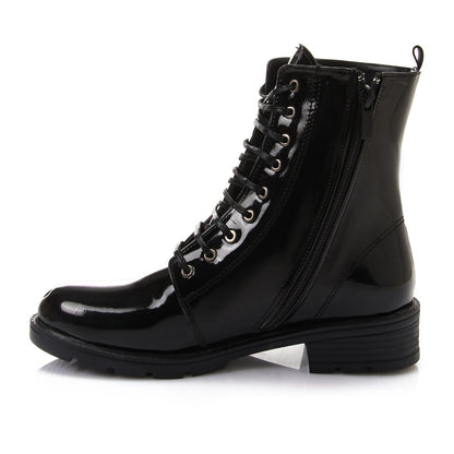 Patent Leather Half Boot