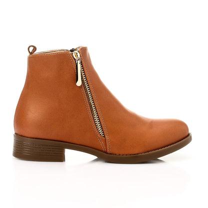 Havana Two Side Zipper Ankle Boot
