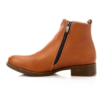 Havana Two Side Zipper Ankle Boot