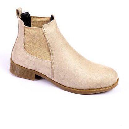 Beige Stylish Chelsea Boots