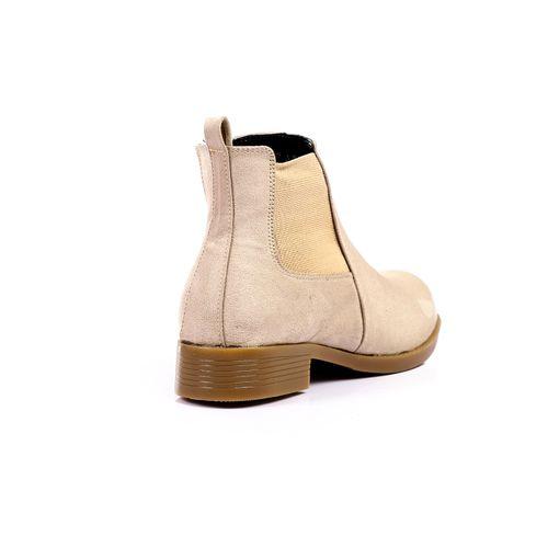 Beige Stylish Chelsea Boots