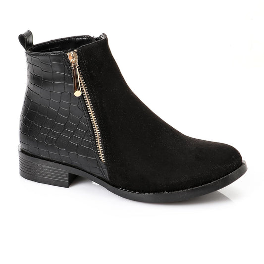Half and Half Ankle Boots