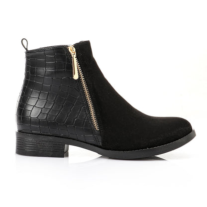 Half and Half Ankle Boots