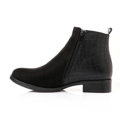 Half and Half Ankle Boots