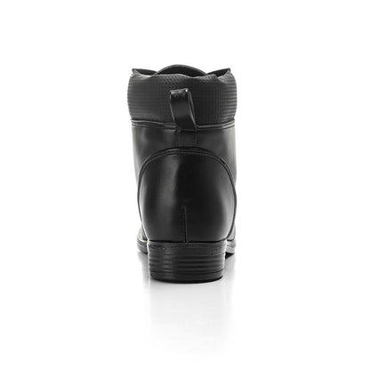 Black Lace-up Ankle Boot