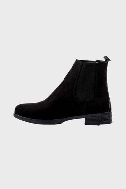 Black Suede Ankle Boot