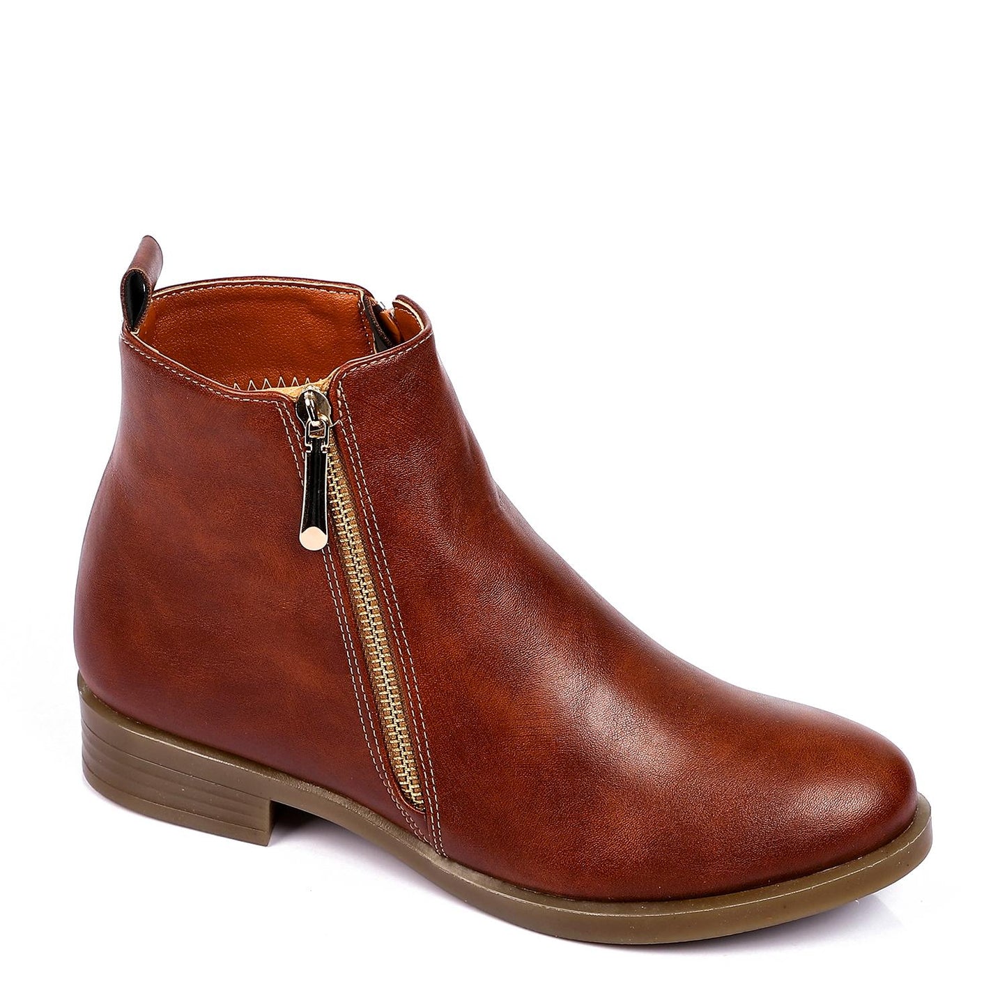 Havana Side Zipper Ankle Boot