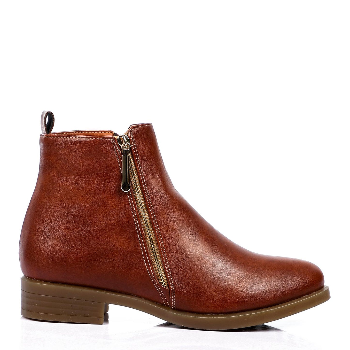 Havana Side Zipper Ankle Boot
