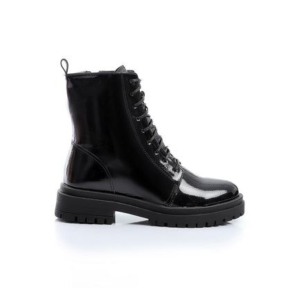 Chunky Heel Verneh Half Boot
