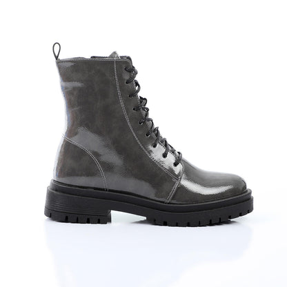 Chunky Heel Verneh Half Boot