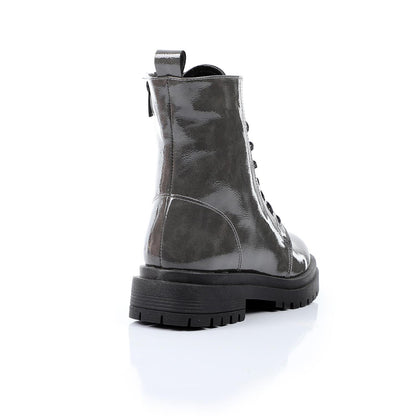 Chunky Heel Verneh Half Boot