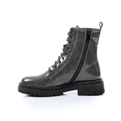 Chunky Heel Verneh Half Boot