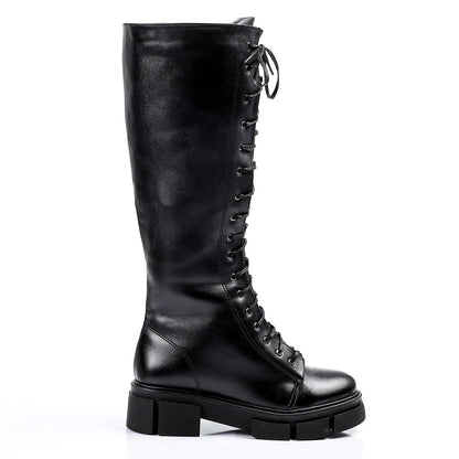 Black Knee High Boot