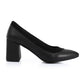 Black Simple Slip-on Pumps