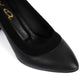 Black Simple Slip-on Pumps