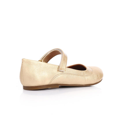 راقصة باليه ذهبية بفيلكرو أمامية للفتيات المراهقات