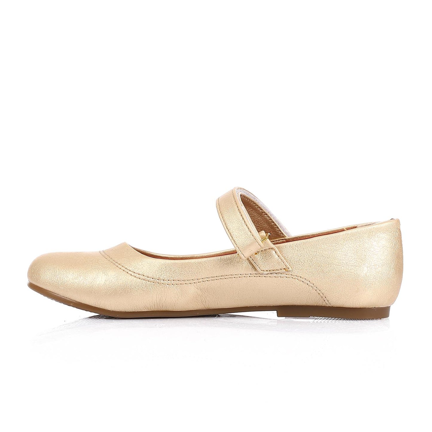 راقصة باليه ذهبية بفيلكرو أمامية للفتيات المراهقات