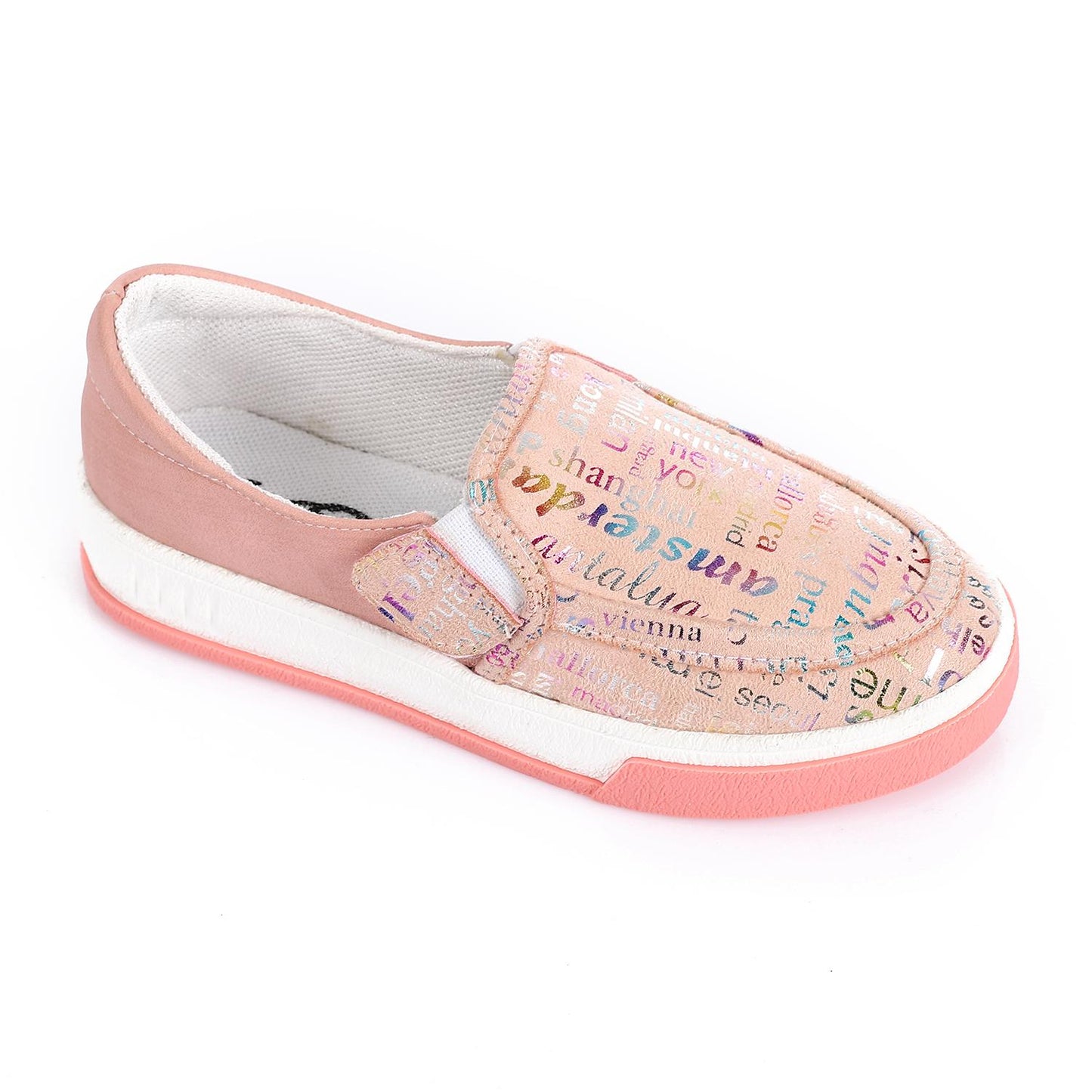 Pink Casual Slip-on Shoes for Teen Girls