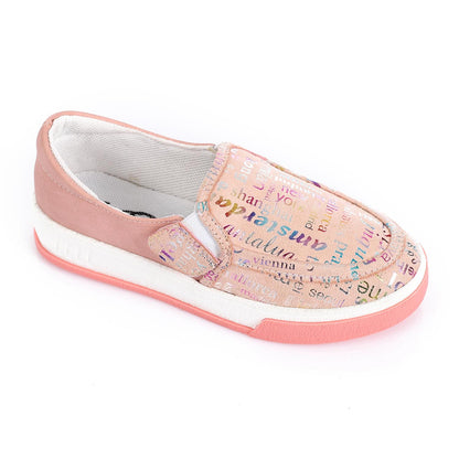 Pink Casual Slip-on Shoes for Teen Girls