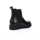 Black Leather Chelsea Ankle Boot