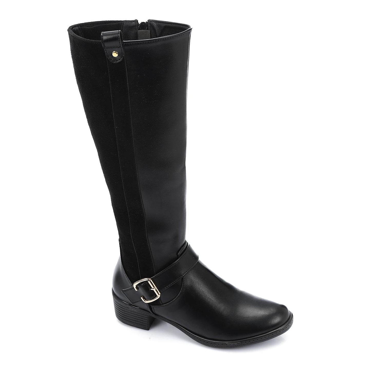 Half & Half Knee High Boot