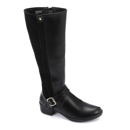 Half & Half Knee High Boot