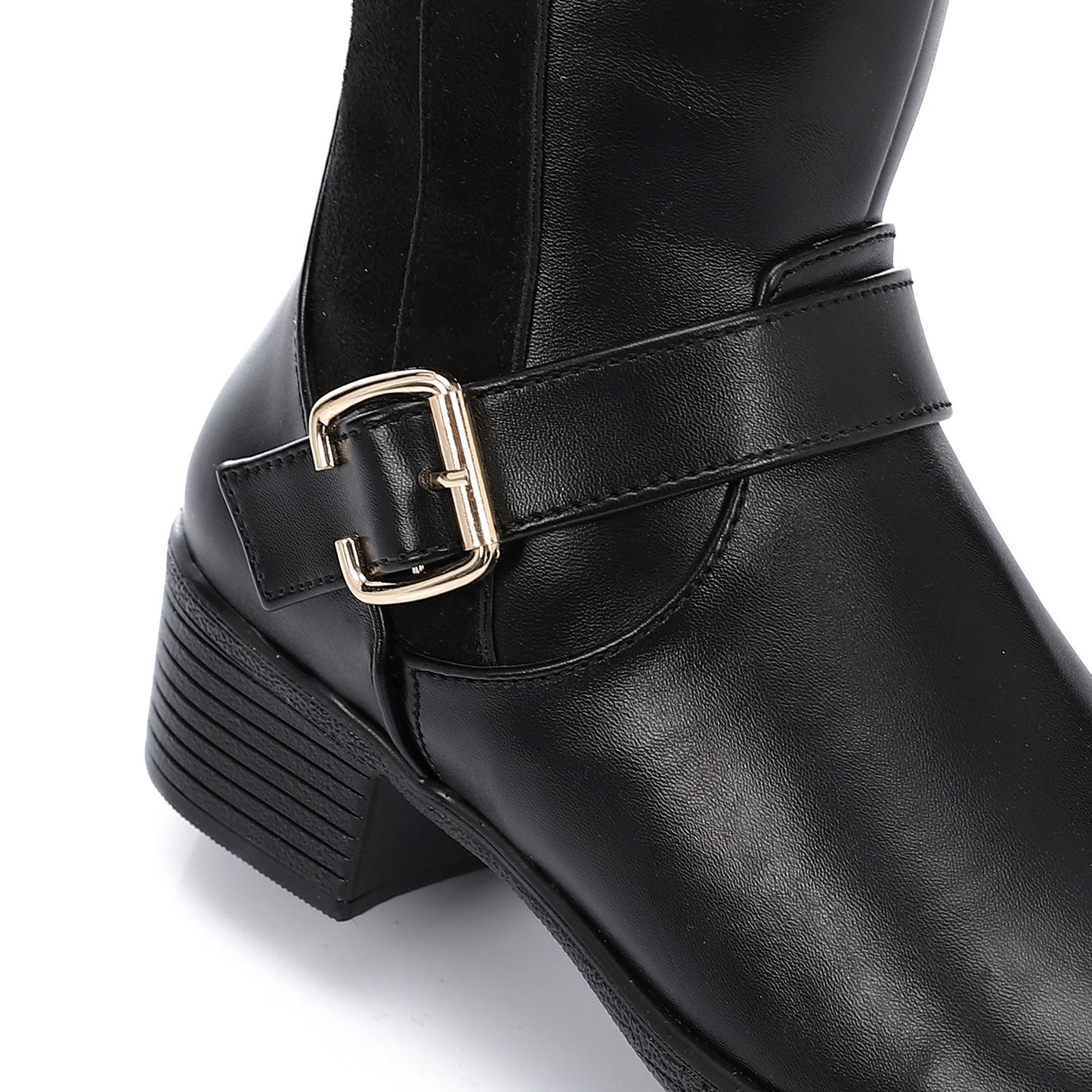 Half & Half Knee High Boot