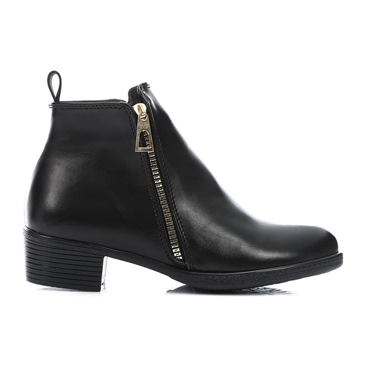 Stylish Side Zipper Ankle Boot
