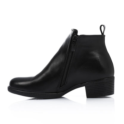 Stylish Side Zipper Ankle Boot