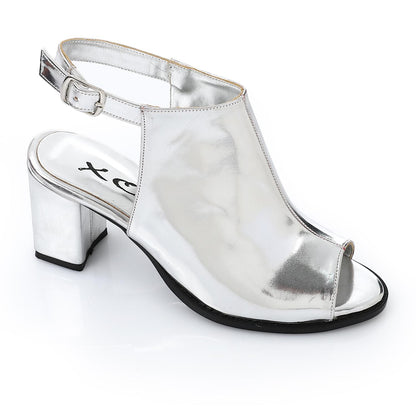 Solid Ankle Buckle Sandal