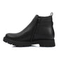 Black Side Buckle Ankle Boot