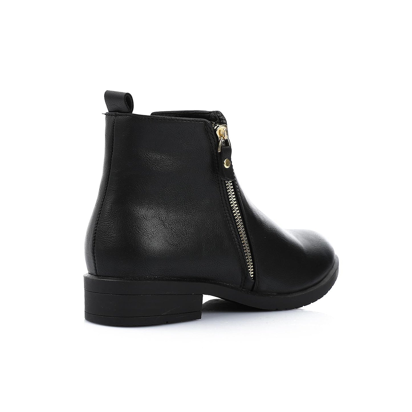 Two Side Zipper Ankle Boot