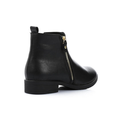 Two Side Zipper Ankle Boot