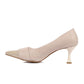 Stylish Pointed Toecap High Heels