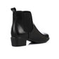 Black Side Elastic Plain Ankle Boot