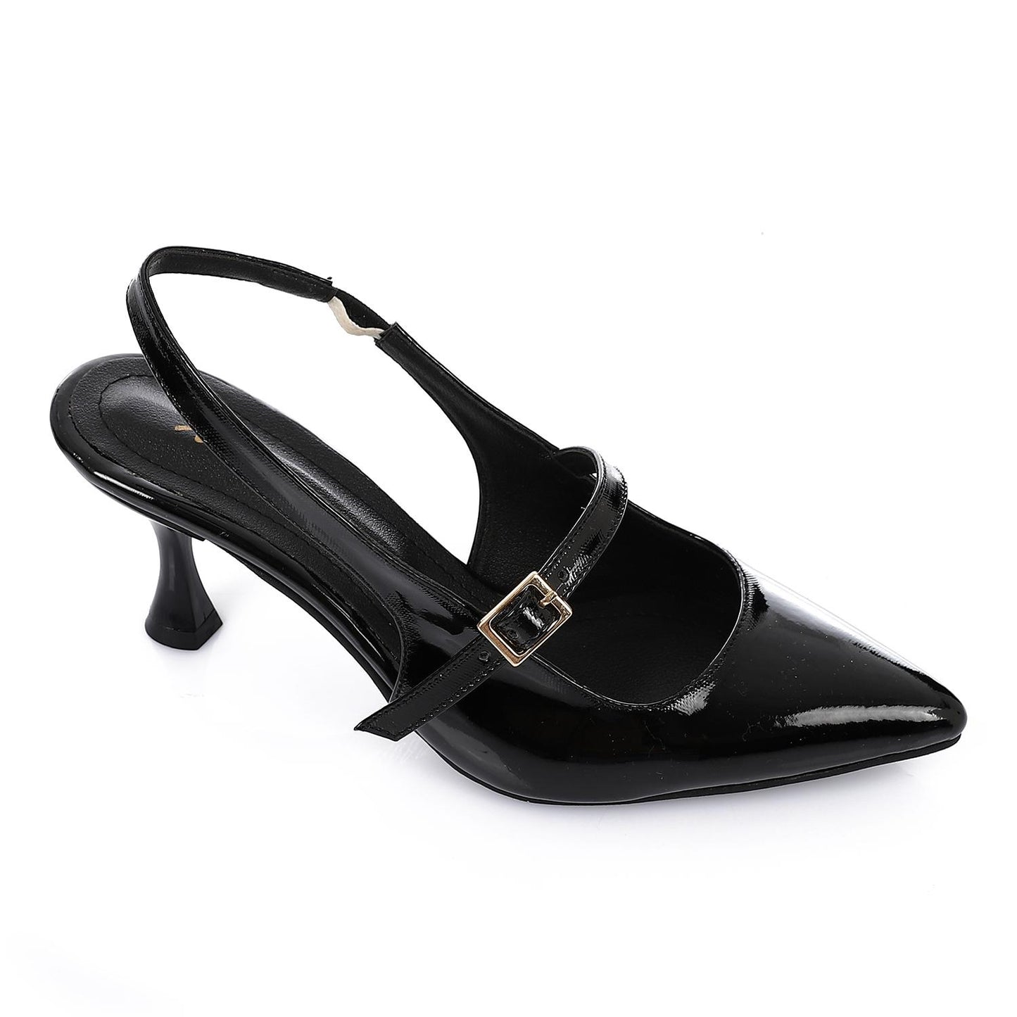 Pull-on Verneh Pump with Upper Buckle