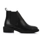 Black Leather Chelsea Boot