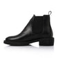 Black Leather Chelsea Boot