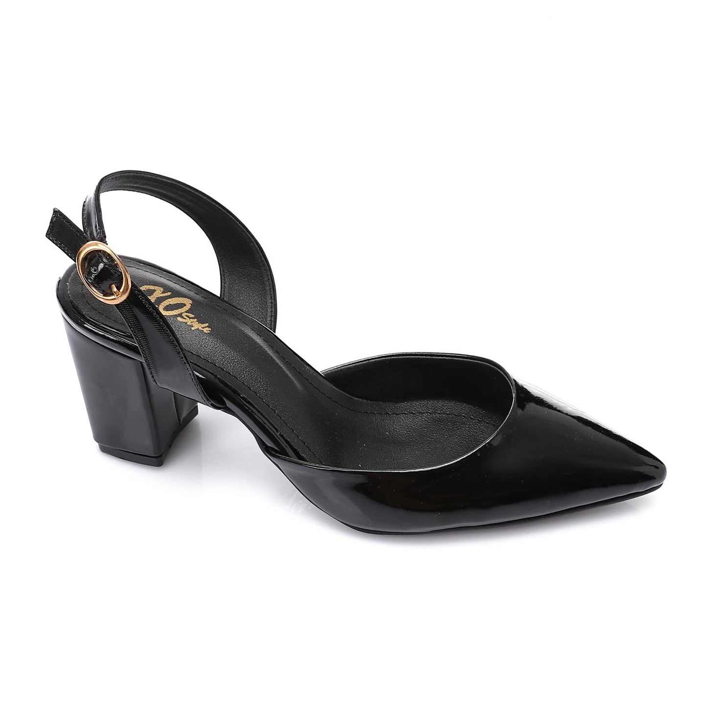Black Verneh Slingback High Heels