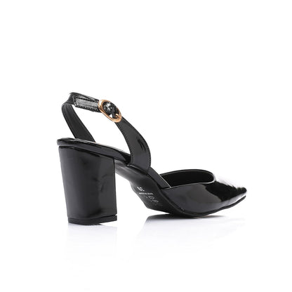 Black Verneh Slingback High Heels