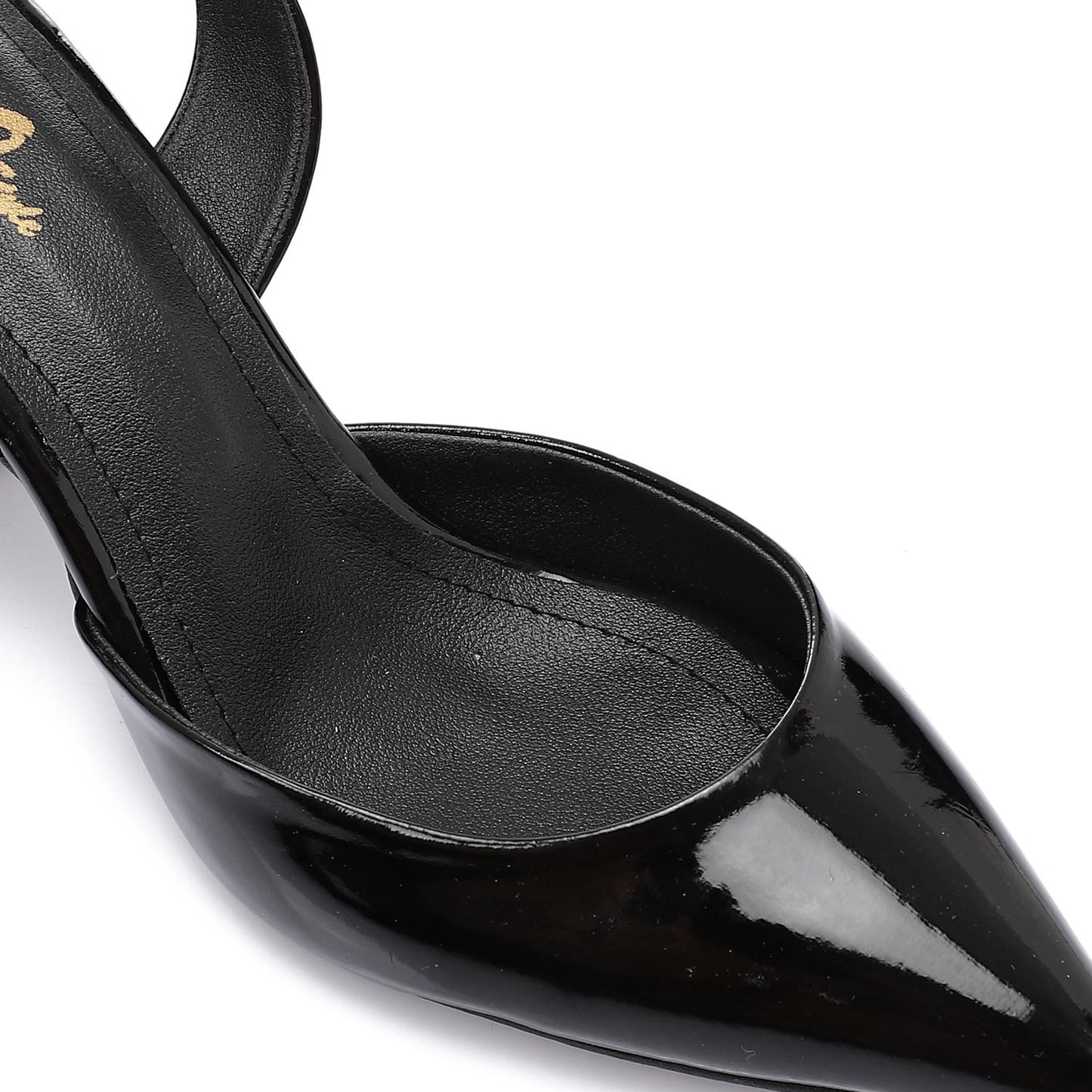 Black Verneh Slingback High Heels