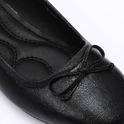 Simple Upper Bow Shiny Ballerina