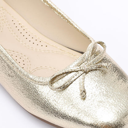 Simple Upper Bow Shiny Ballerina