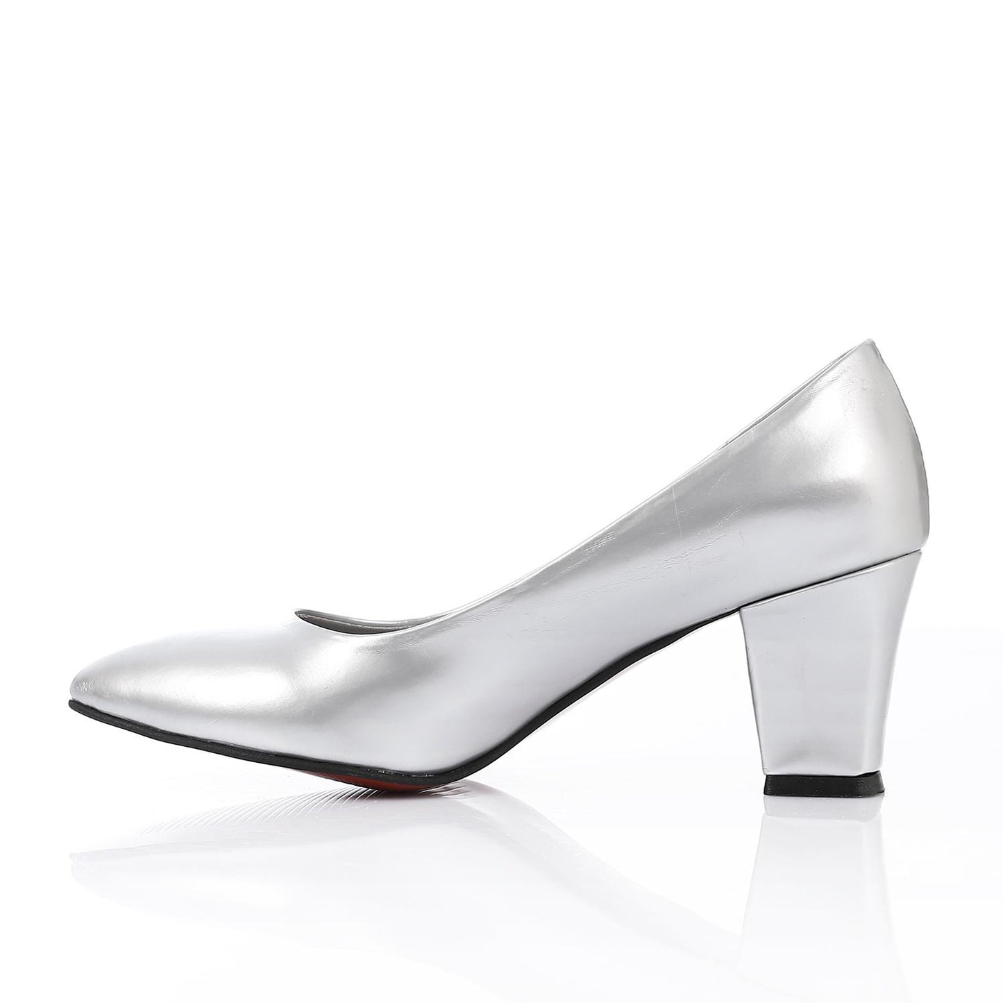 Plain Leather High Heels
