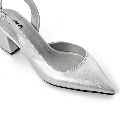Pointed Toe Block Heels 3cm