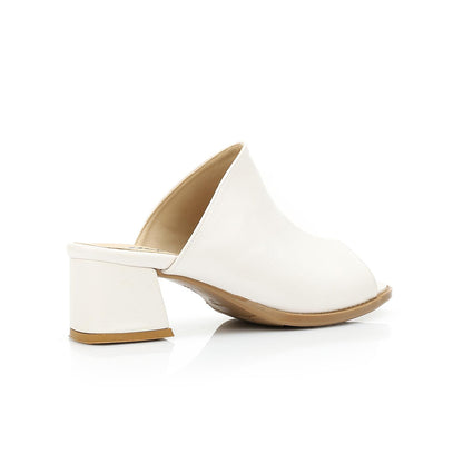 High Heel Mule Sandals Elegant Pointed Toe - 5 CM