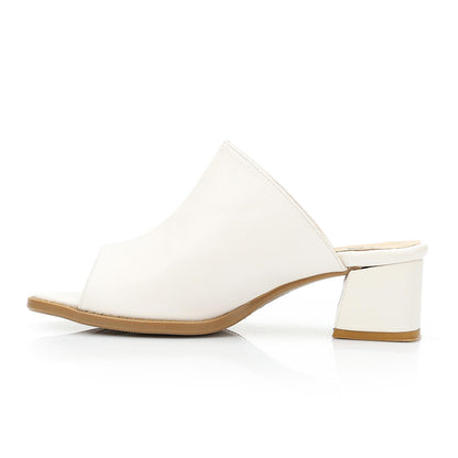 High Heel Mule Sandals Elegant Pointed Toe - 5 CM