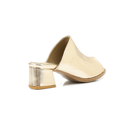 High Heel Mule Sandals Elegant Pointed Toe - 5 CM