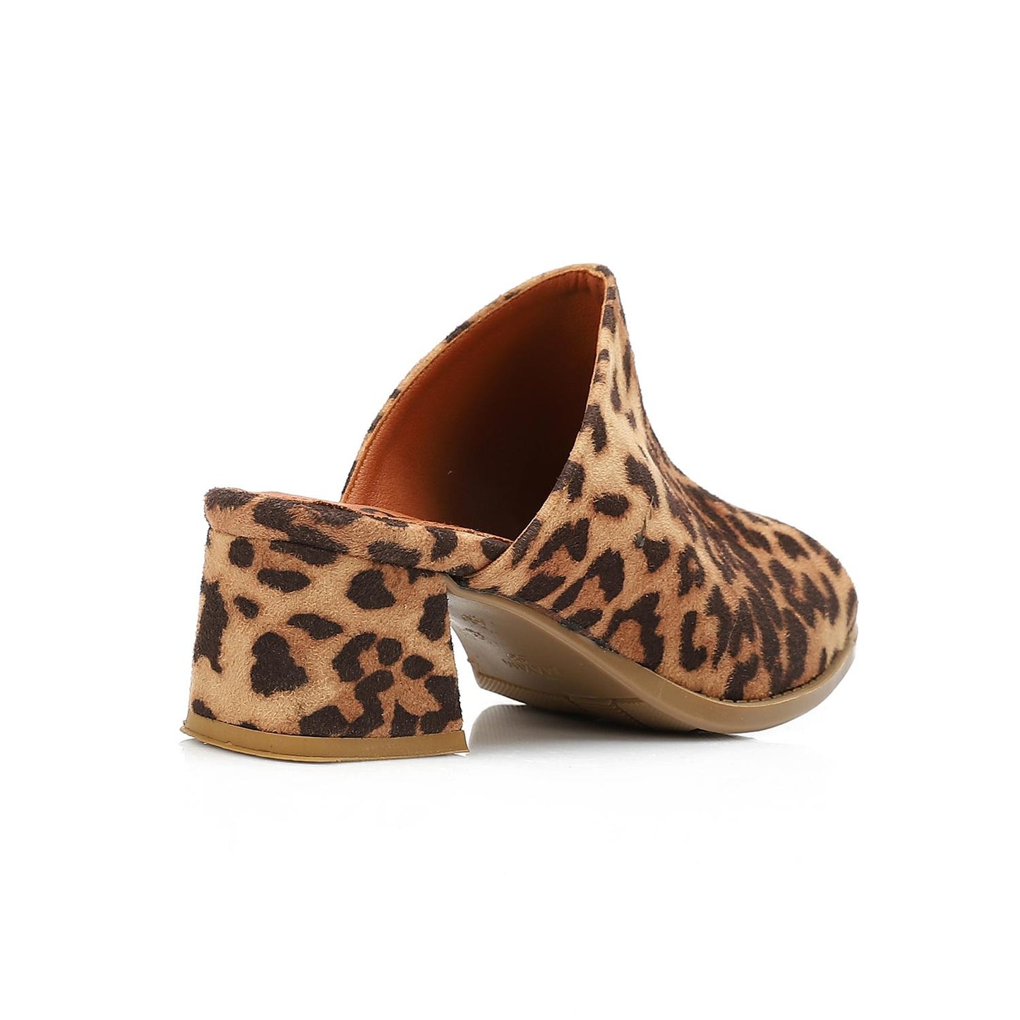 Tiger High Heel Mule Sandals Elegant Pointed Toe - 5 CM